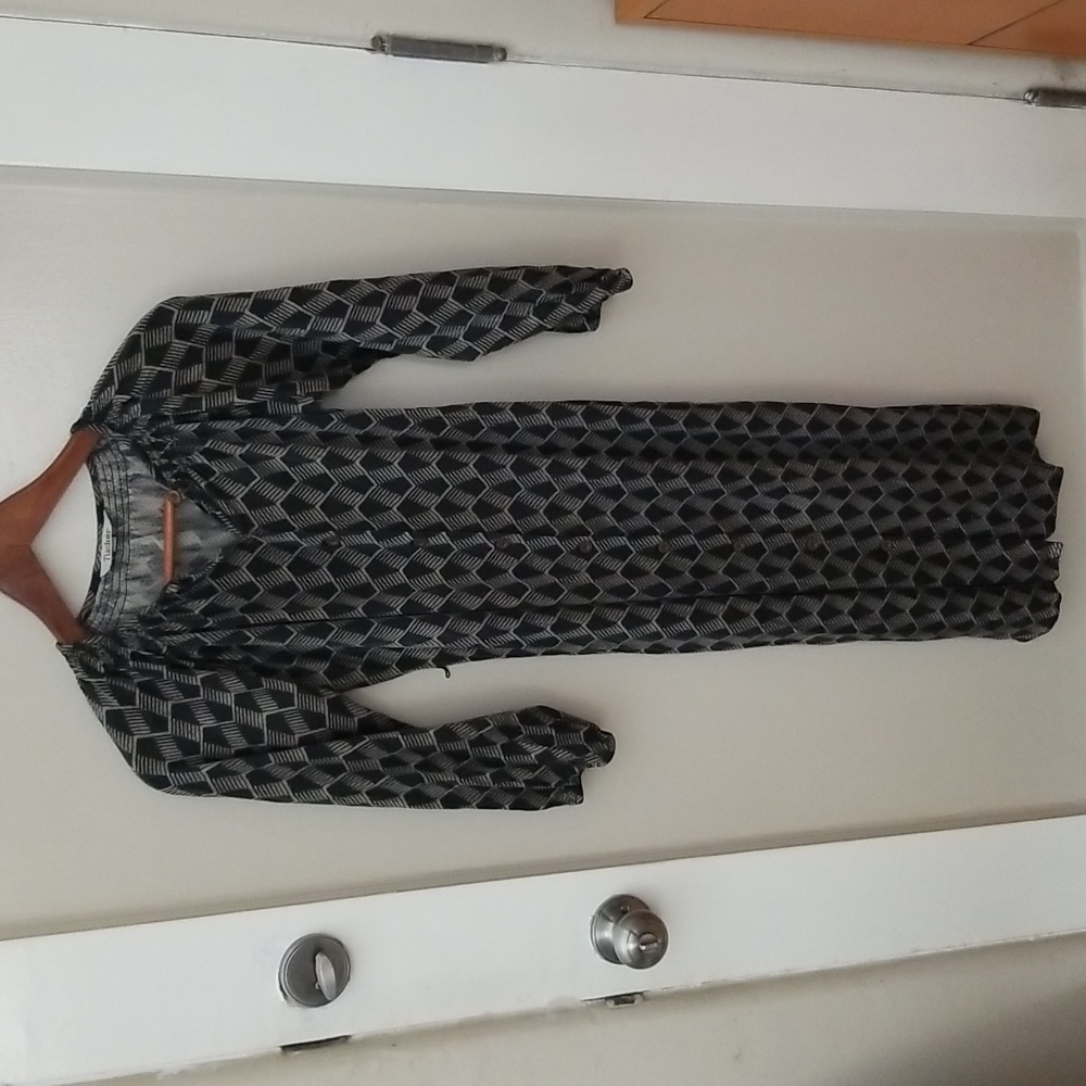Trucker silk dress